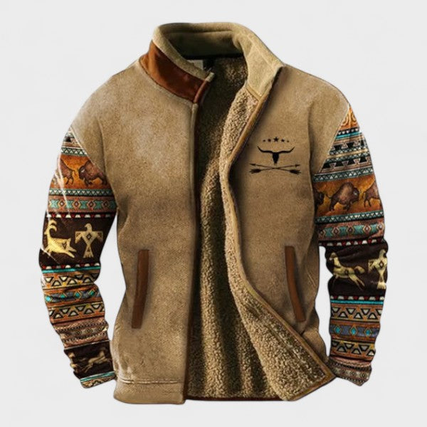 Adrien™ | Tyylikäs fleece-takki miehille lämpimällä vuorilla