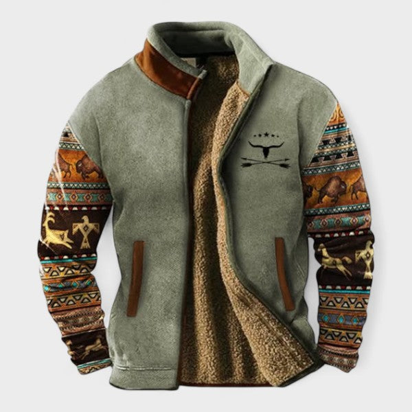 Adrien™ | Tyylikäs fleece-takki miehille lämpimällä vuorilla