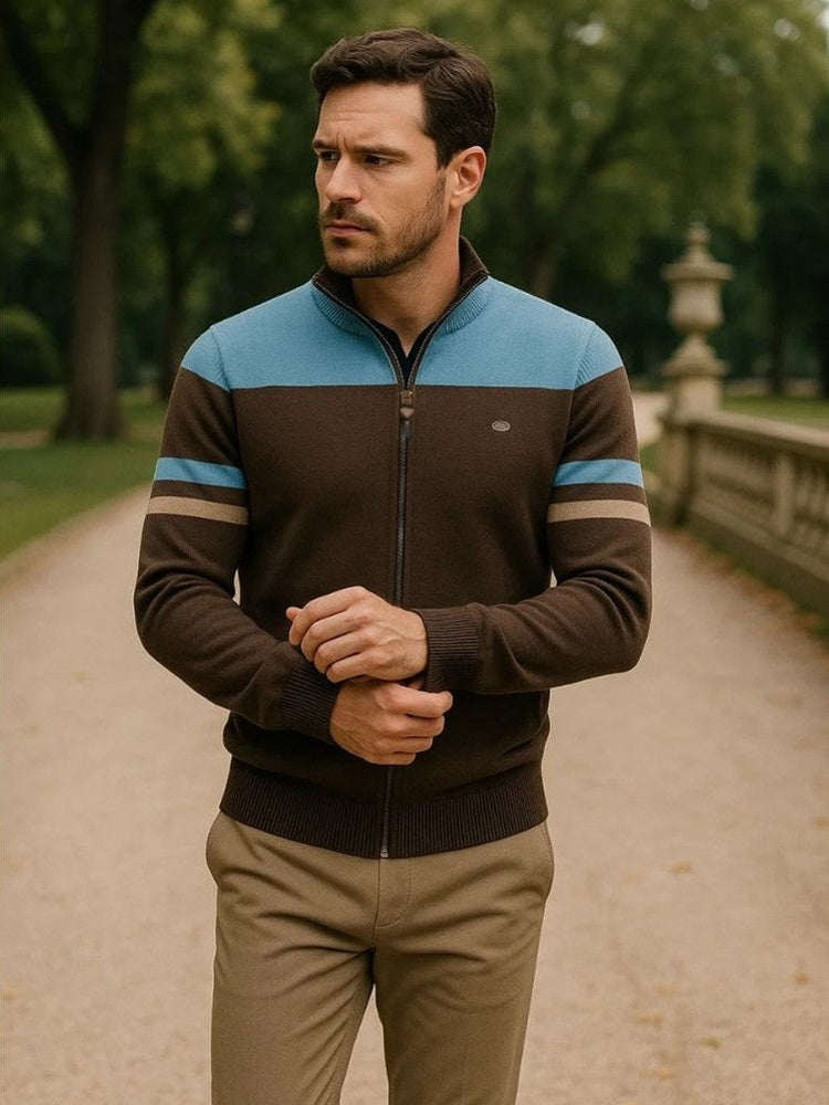 Anders™ | Neulecardigan vetoketjulla