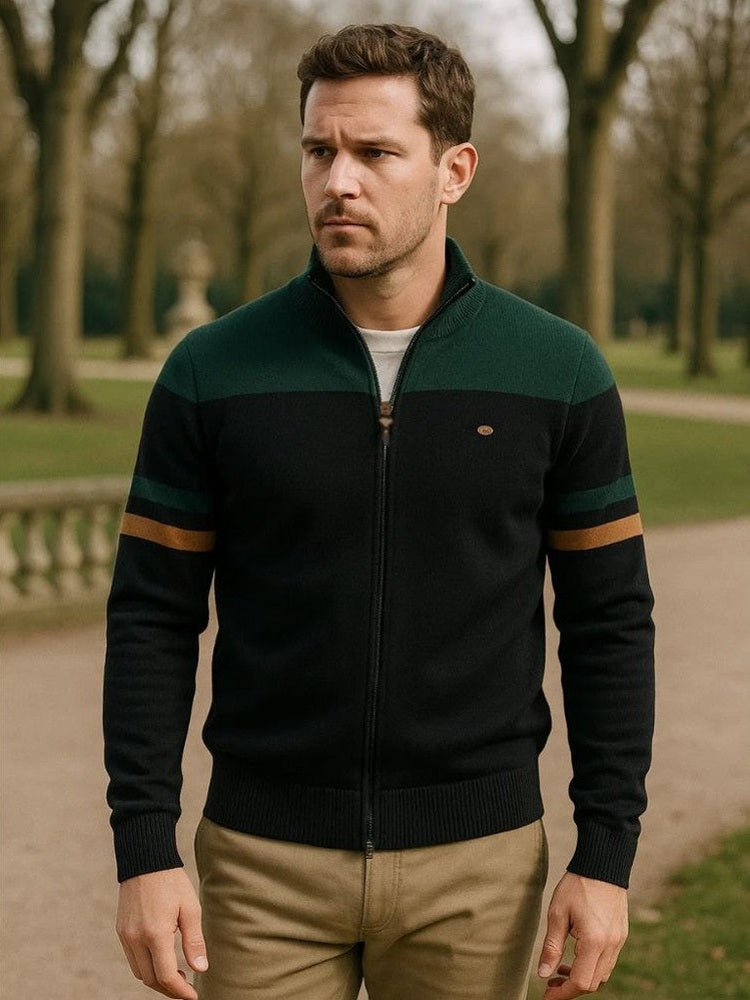 Anders™ | Neulecardigan vetoketjulla