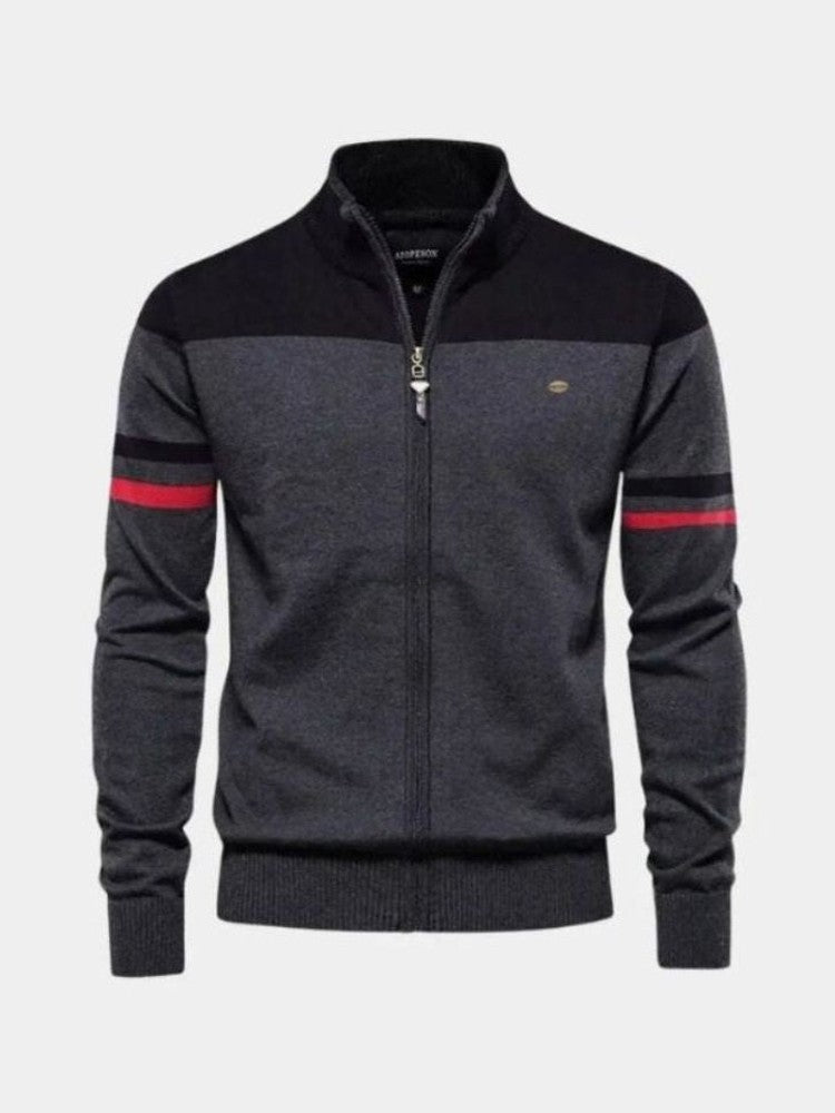 Anders™ | Neulecardigan vetoketjulla