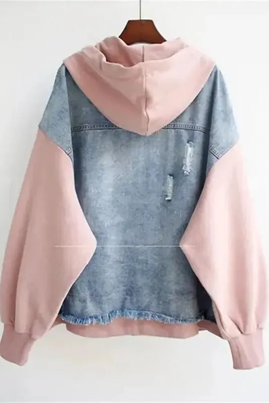 Ellen | Kaksivärinen farkkutakki