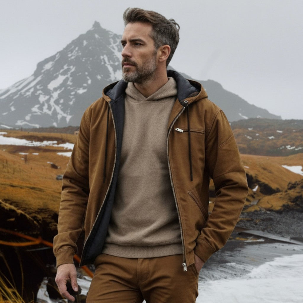 Gaspard™ | Tyylikäs Huppari Vetoketjulla