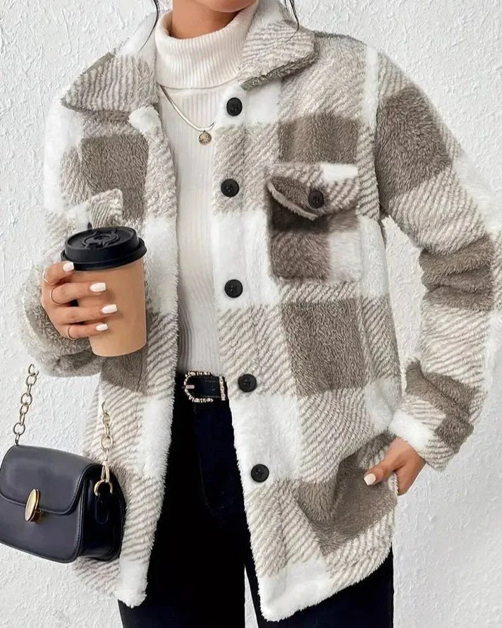 Gitte | Tyylikäs fleece-takki