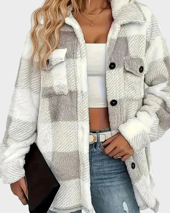 Gitte | Tyylikäs fleece-takki