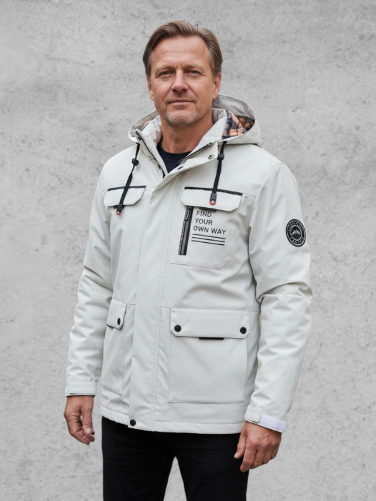 Harden™ | Miesten Talvitakki Huoodilla