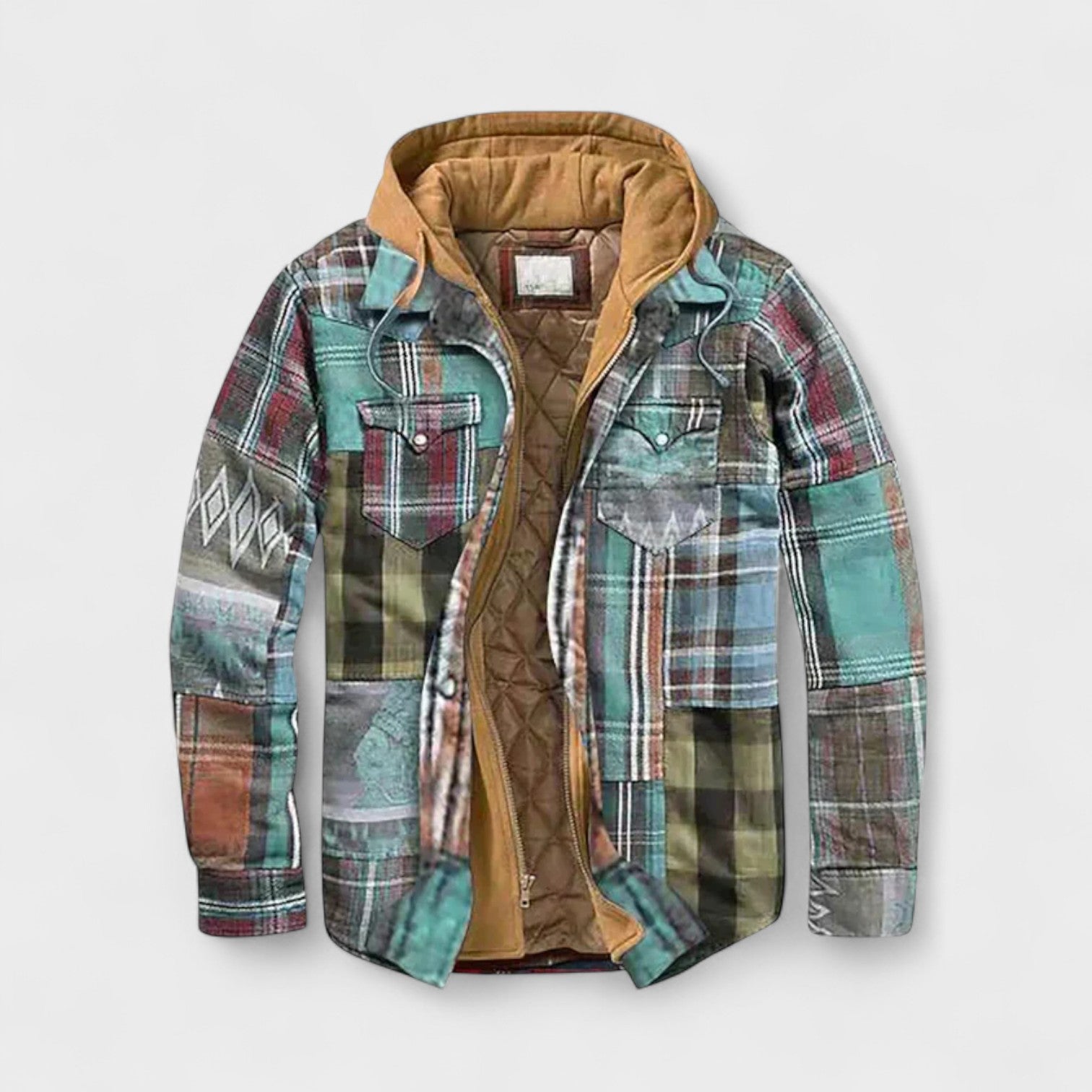 Holger™ | Vuorattu Patches-takki