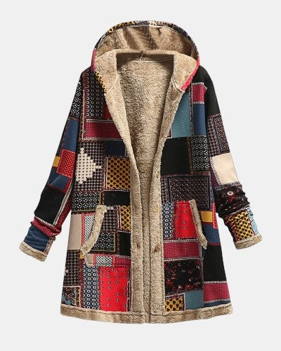 Jade | Vintage Fleece Patchwork Takki