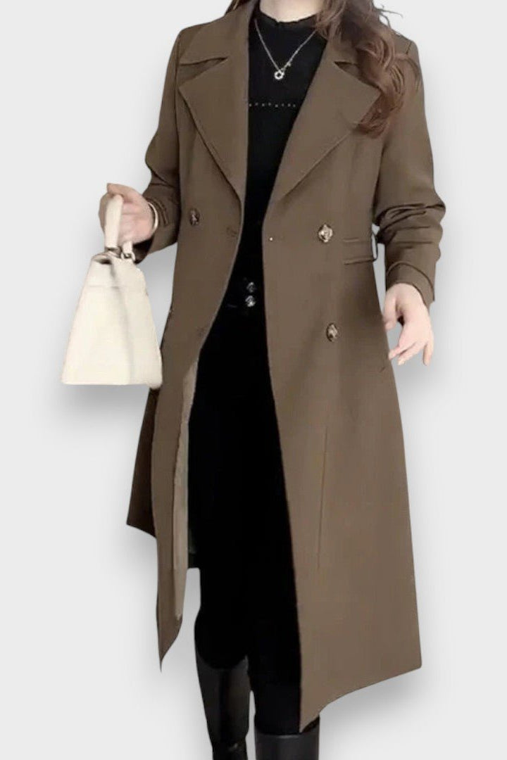 Luisa™ | Tyylikäs trenchcoat klassisella designilla