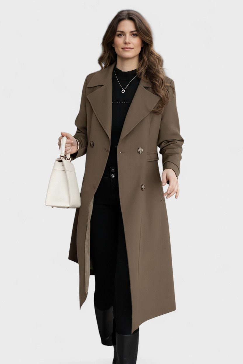 Luisa™ | Tyylikäs trenchcoat klassisella designilla
