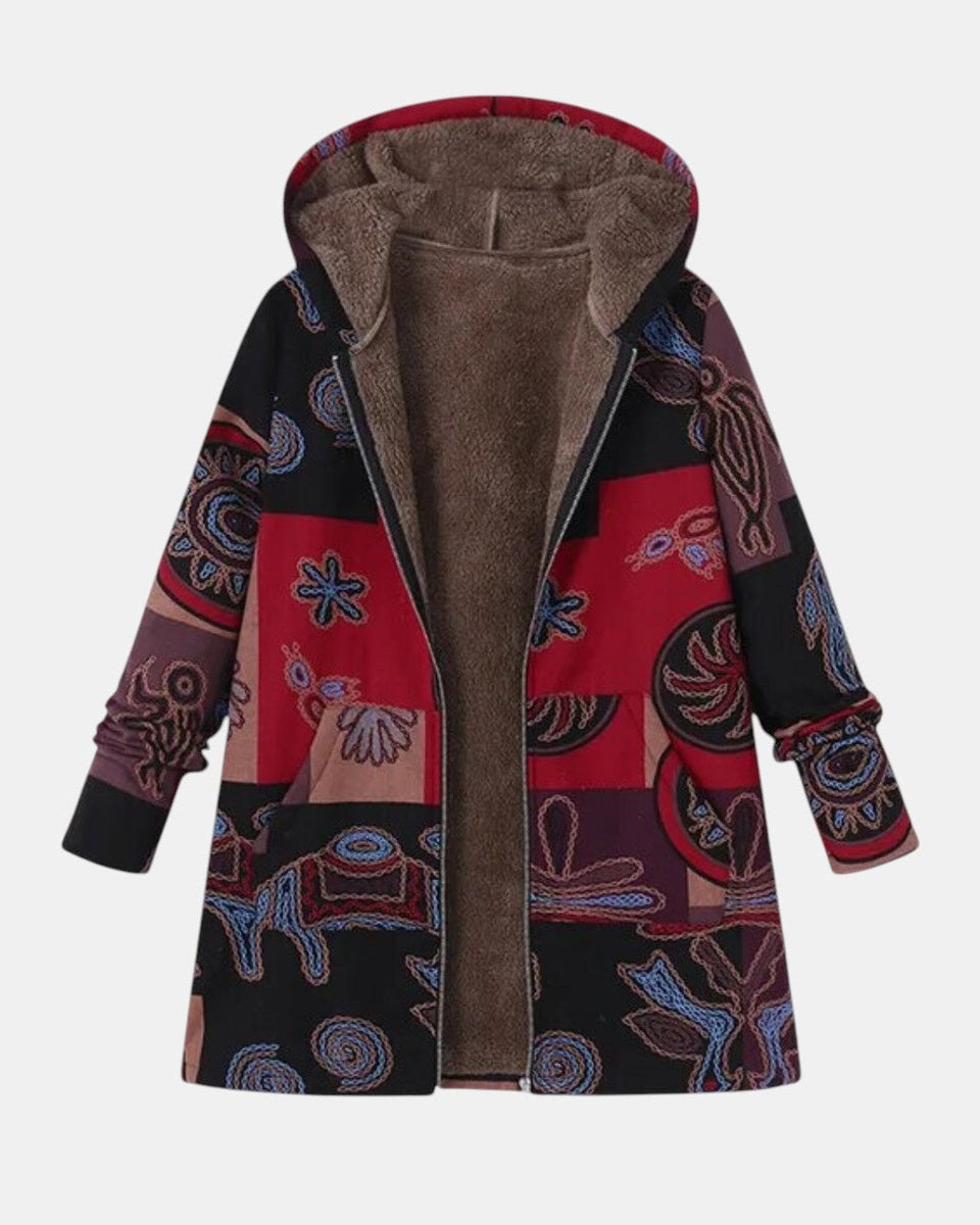 Marina | Huppari Takki Patchwork Boho Abstrakti