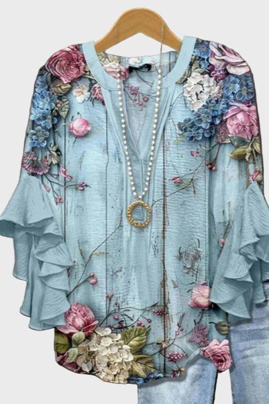 Mette | Vaaleansininen Paita