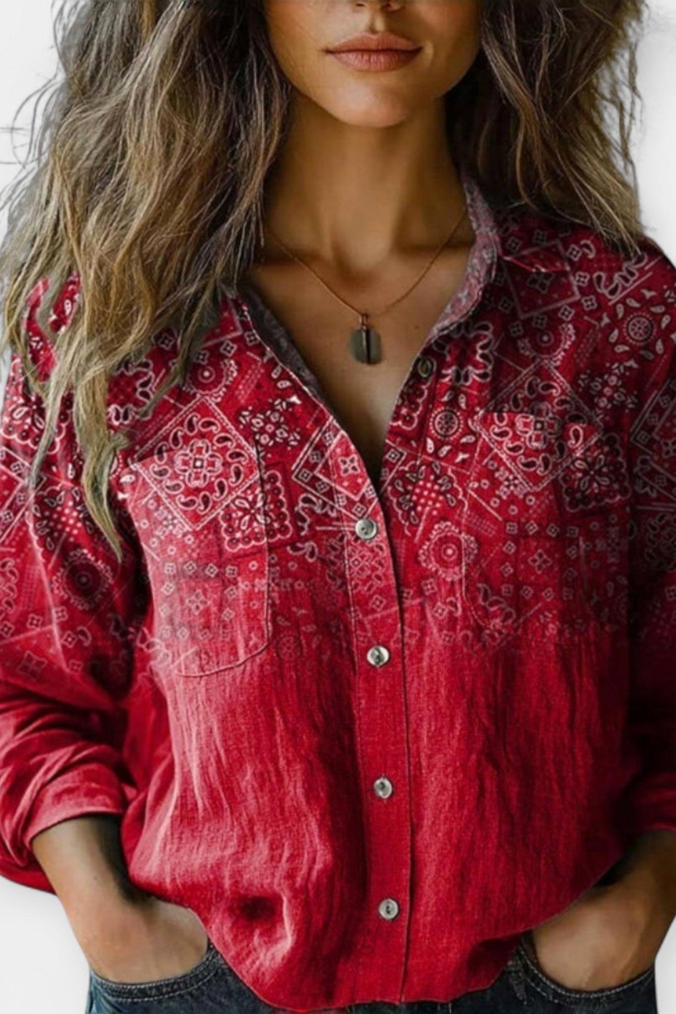 Mille | Vintage-paita kuviolla