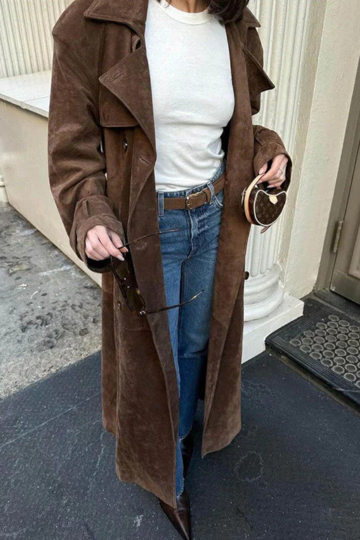 Mille™ | Tyylikäs mokkakangastakki