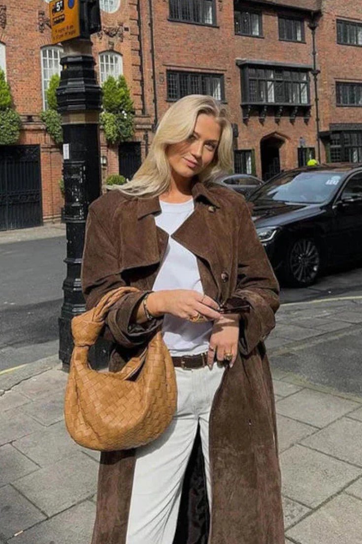 Mille™ | Tyylikäs mokkakangastakki