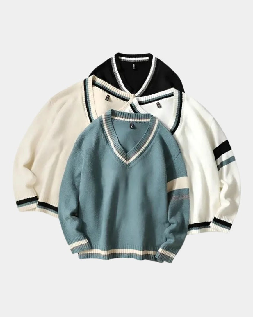 Rasmus™ | V-pääntie neule