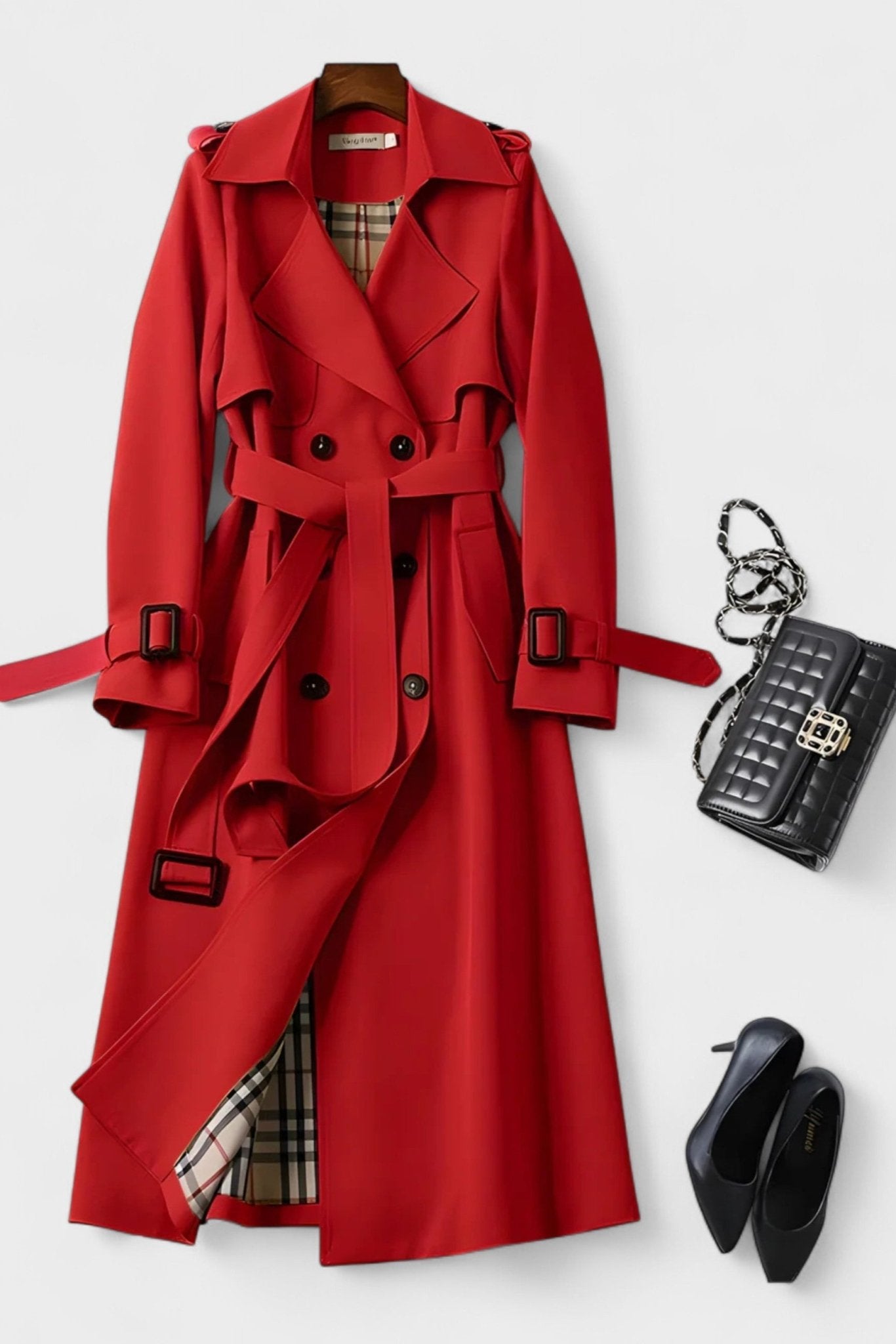 Saara™ | Tyylikäs takki vyöllä