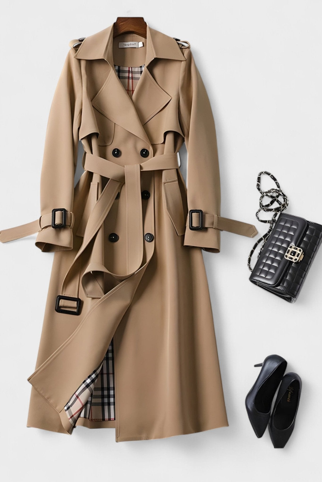 Saara™ | Tyylikäs takki vyöllä