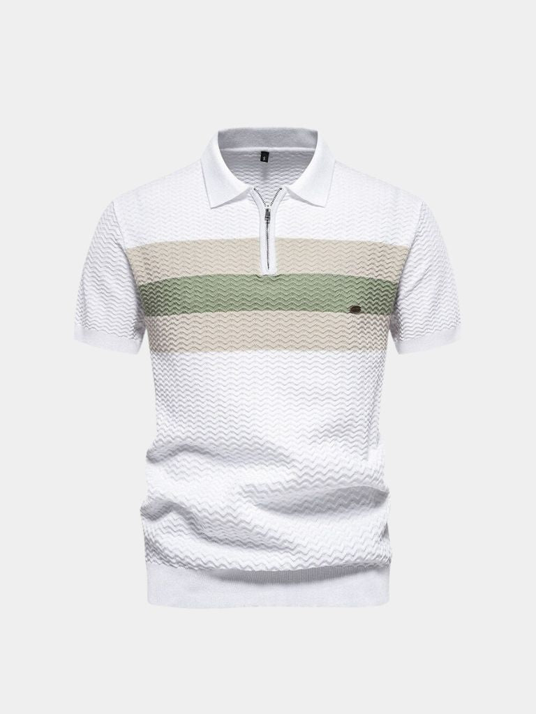Viktor™ | Slim Classic Polo with Zipper Collar