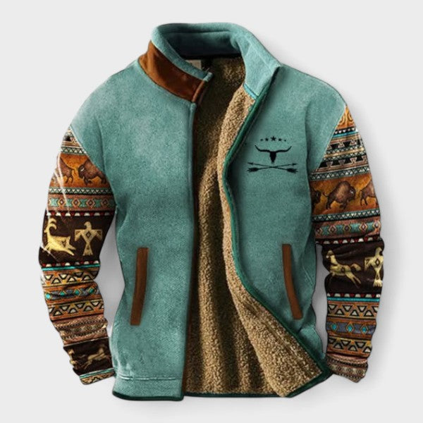 Adrien™ | Tyylikäs fleece-takki miehille lämpimällä vuorilla