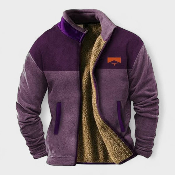 Adrien™ | Tyylikäs fleece-takki miehille lämpimällä vuorilla