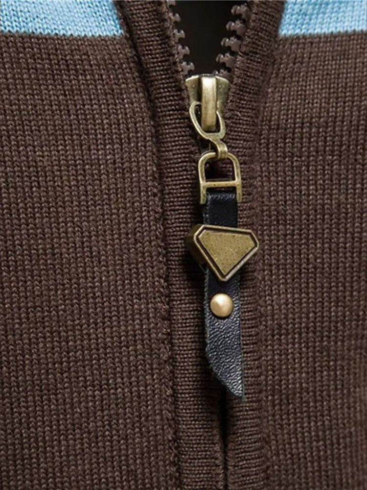 Anders™ | Neulecardigan vetoketjulla