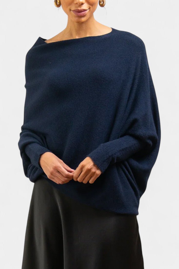 Andrea | Laskeutuvahihainen neule