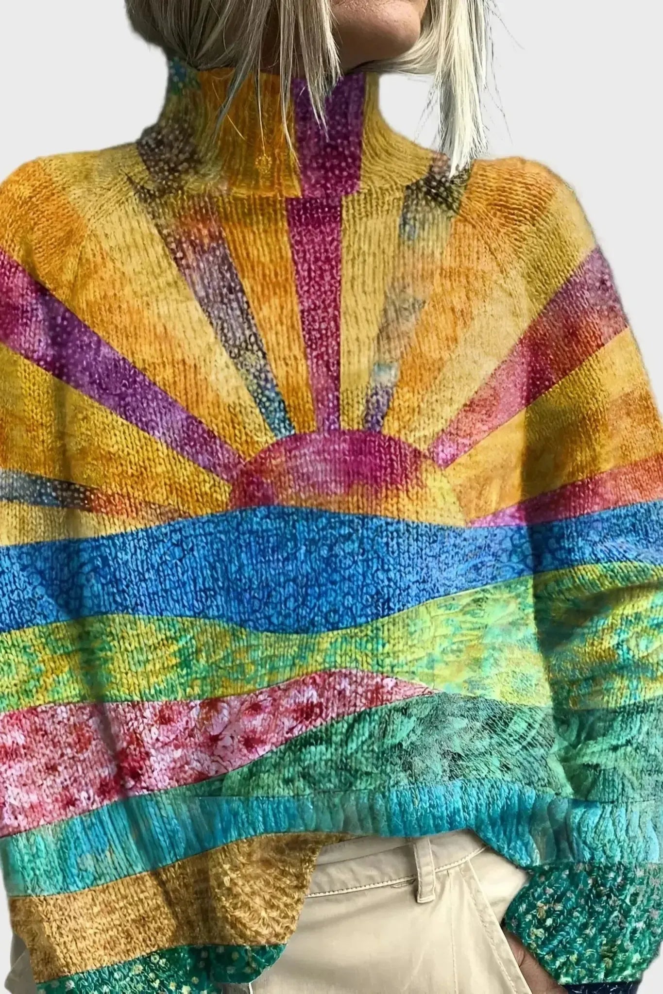 Anette | Taiteellinen Neulepusero