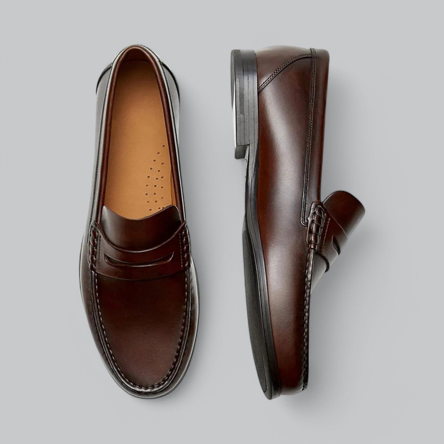 Tyylikkäät Nahka Penny Loafers