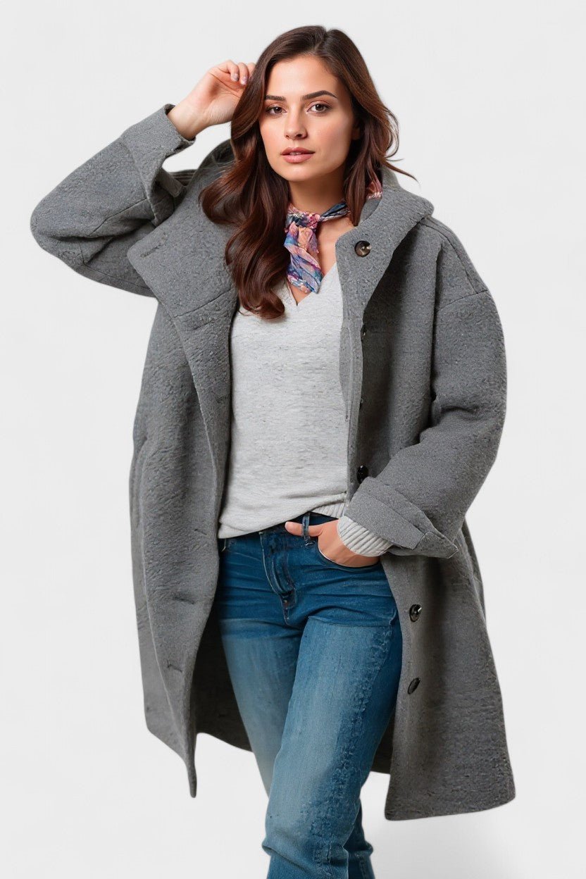 Freja™ | Tyylikäs keskipitkä takki