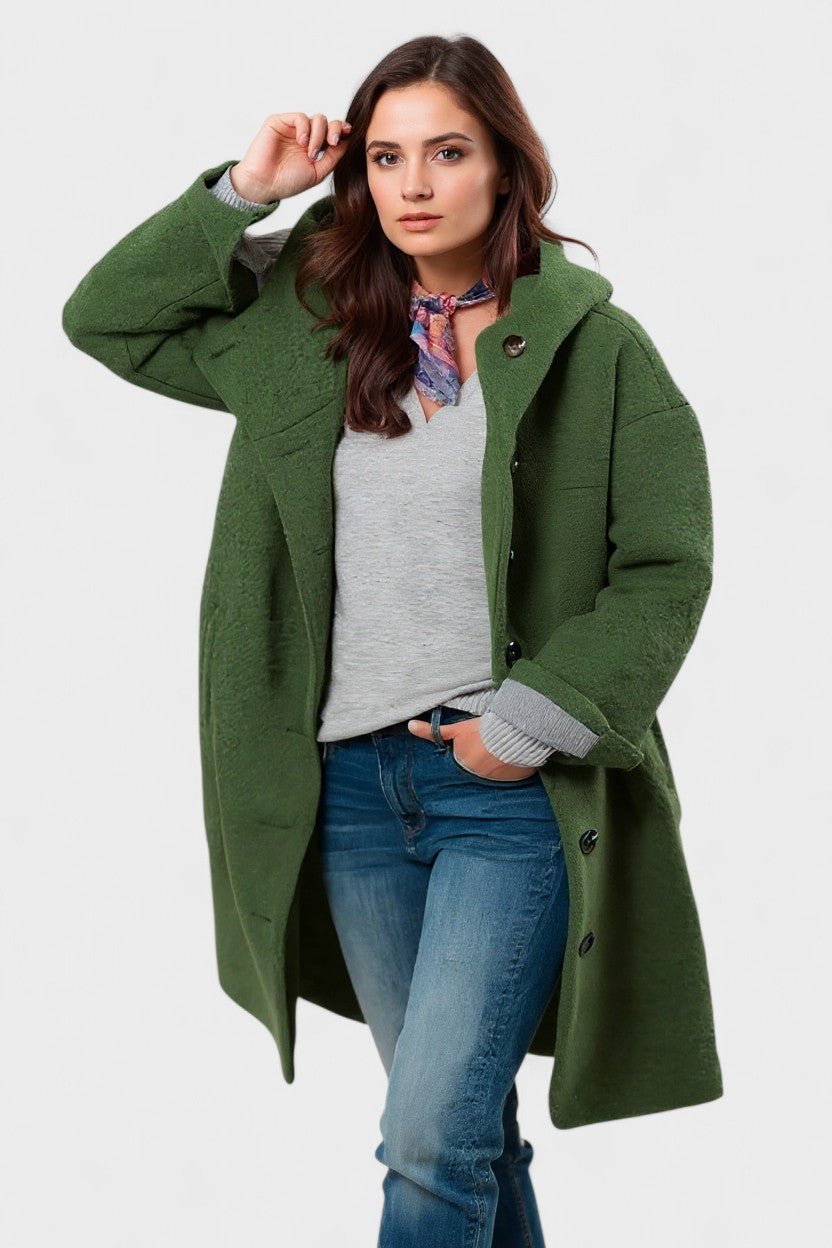 Freja™ | Tyylikäs keskipitkä takki