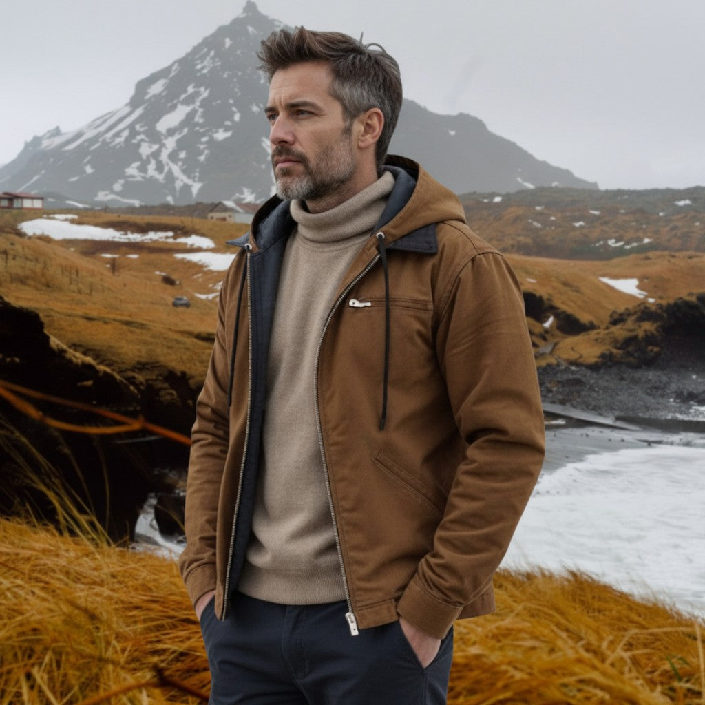 Gaspard™ | Tyylikäs Huppari Vetoketjulla