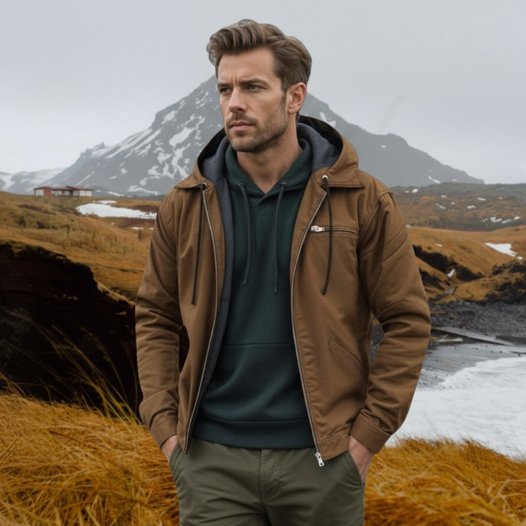 Gaspard™ | Tyylikäs Huppari Vetoketjulla