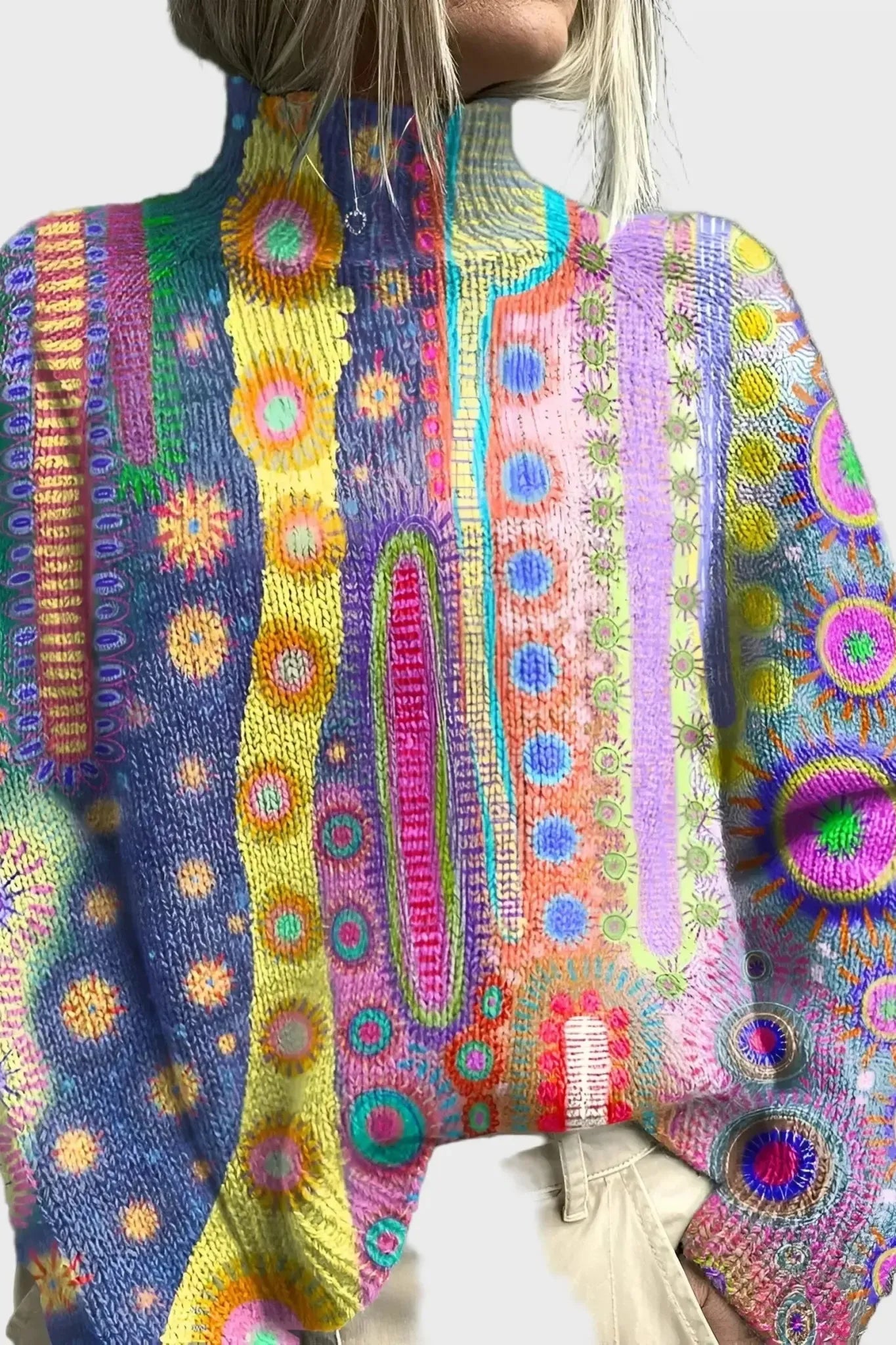 Gitte | Taiteellinen neulepusero