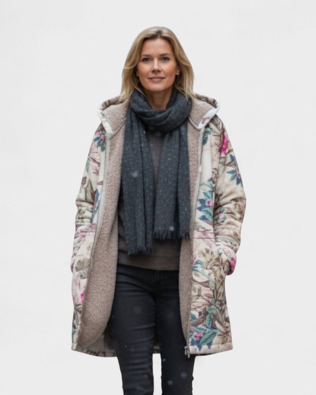 Ivy | Fleecevuorattu Pastellivärinen Takki