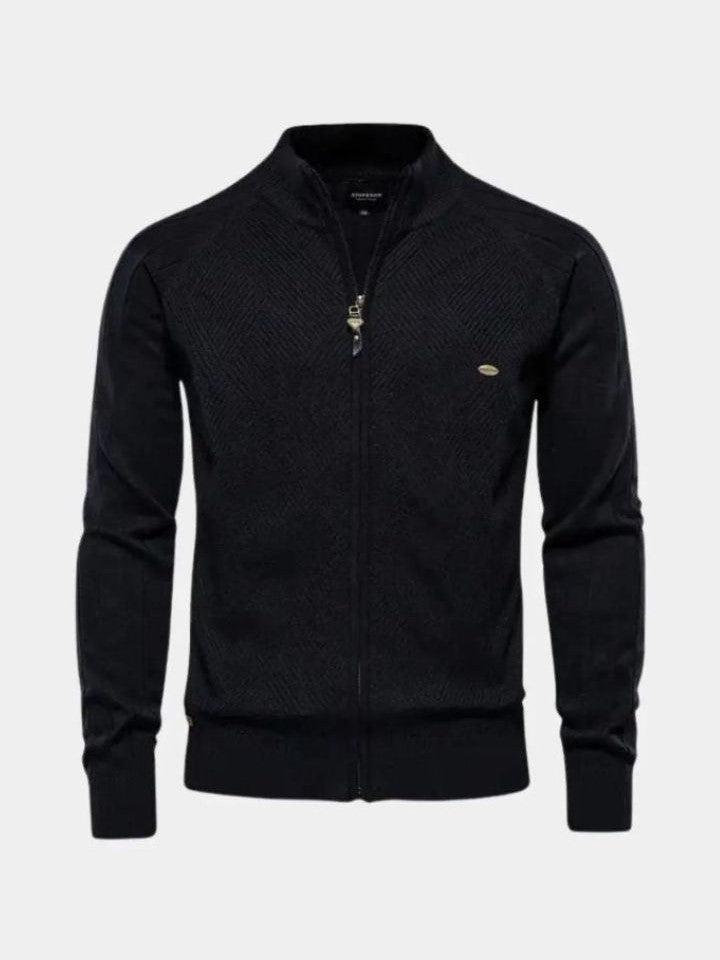 Jacquard™ | Vetoketjullinen neuletakki