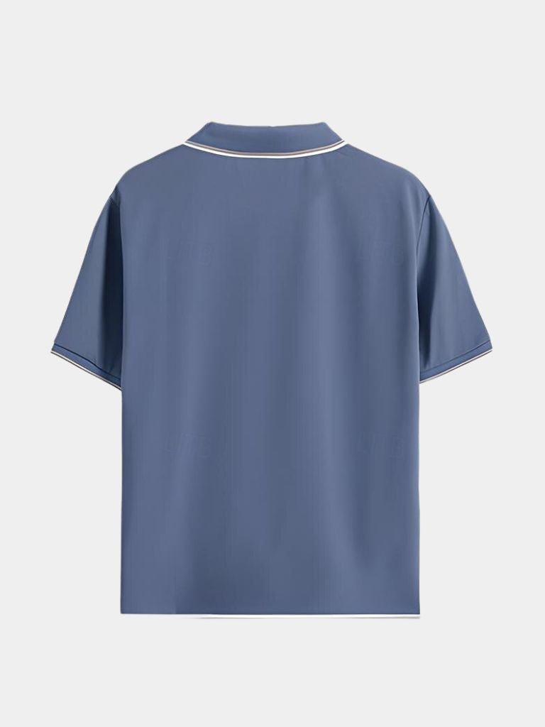 Jesper™ | Polo V-kaula Noir