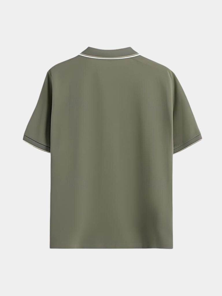 Jesper™ | Polo V-kaula Noir