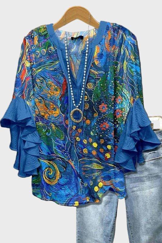 Karen | Taiteellinen Sininen