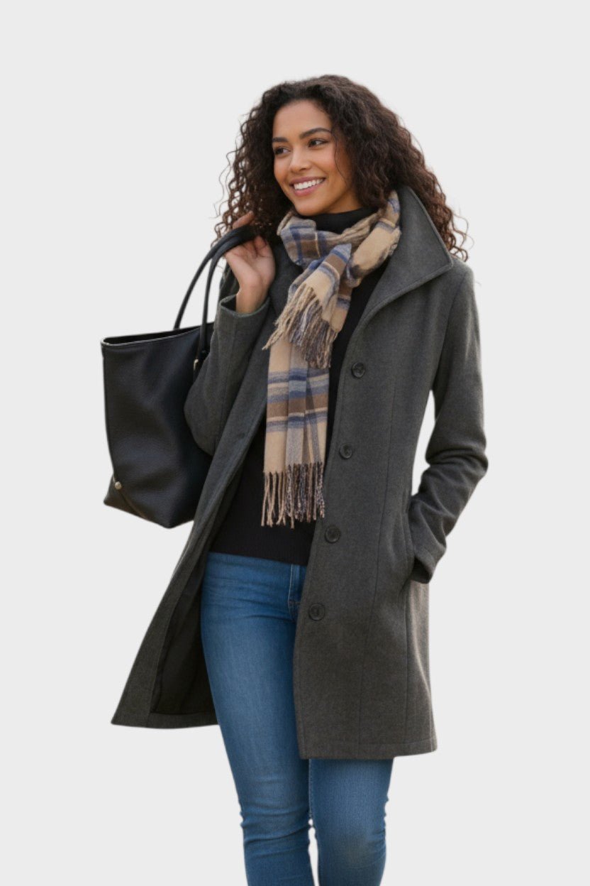 Leila™ | Tyylikäs pohjoismaisen muotoilun takki