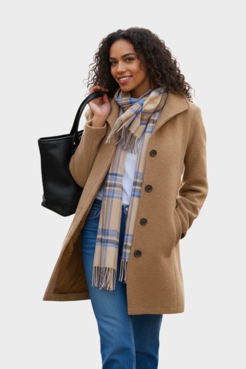 Leila™ | Tyylikäs pohjoismaisen muotoilun takki