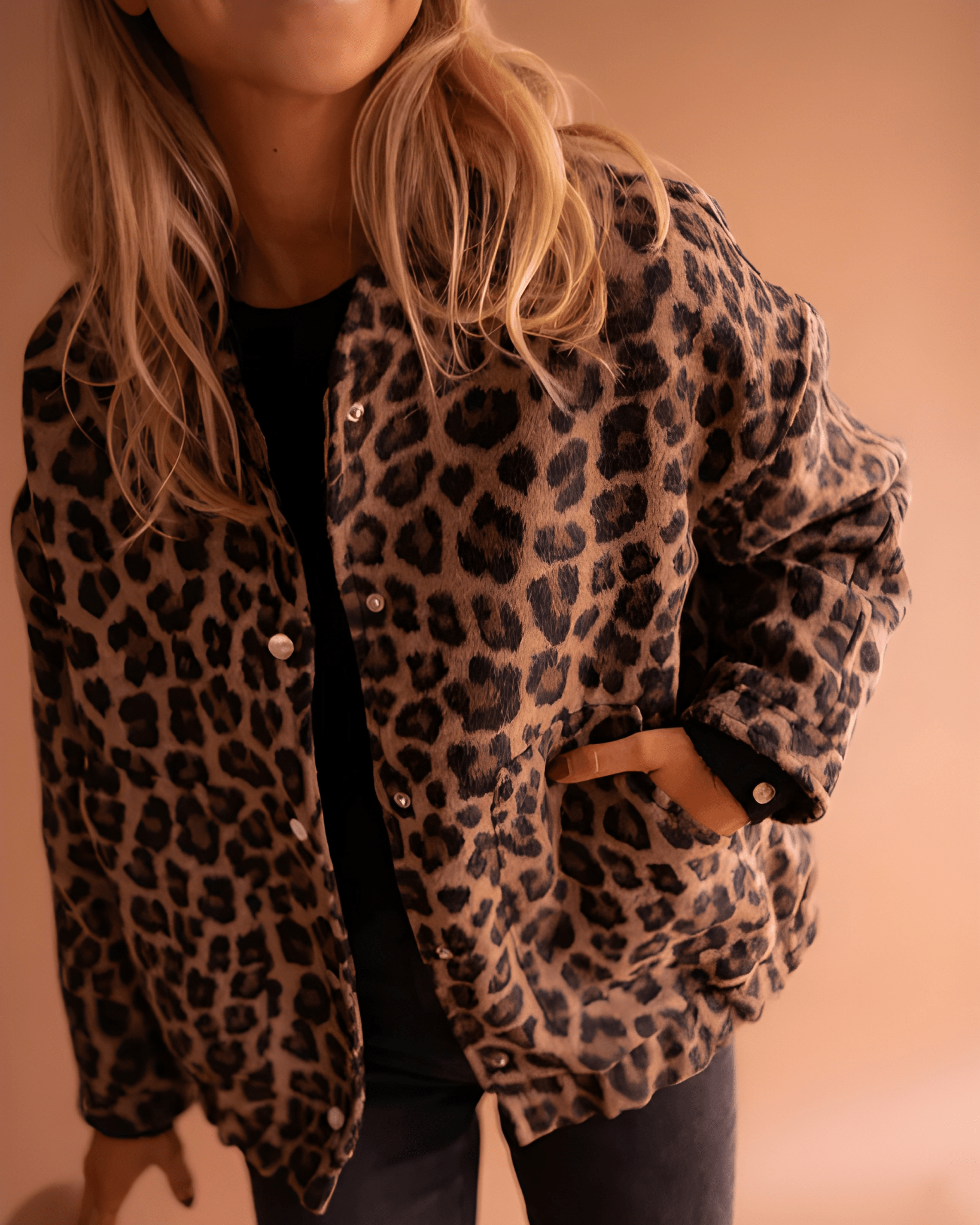 Leona | Leopardi Bomber-takki