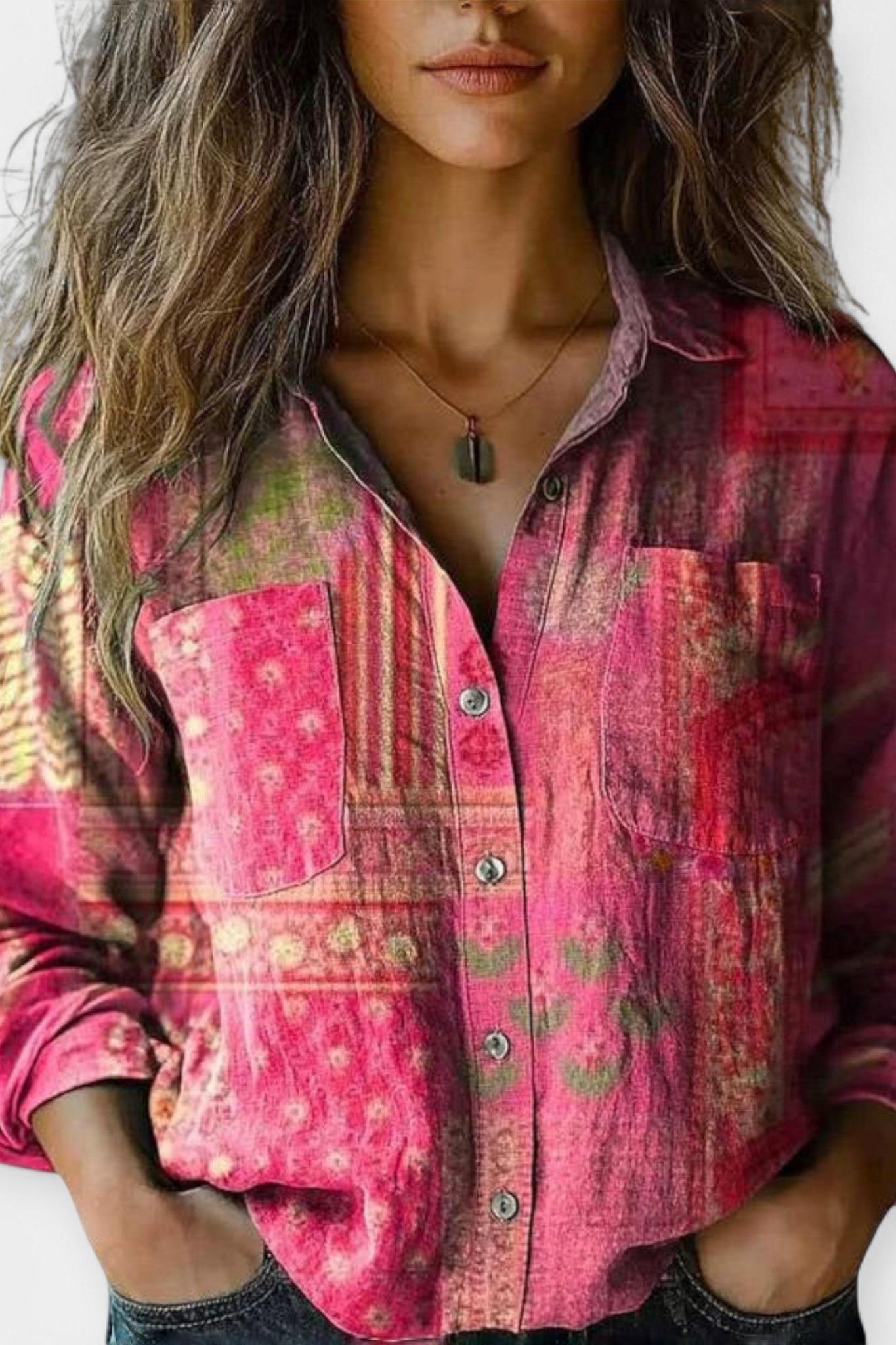 Mille | Vintage-paita kuviolla