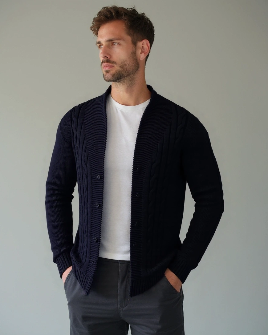 Noah™ | Tyylikäs Cardigan Miehille
