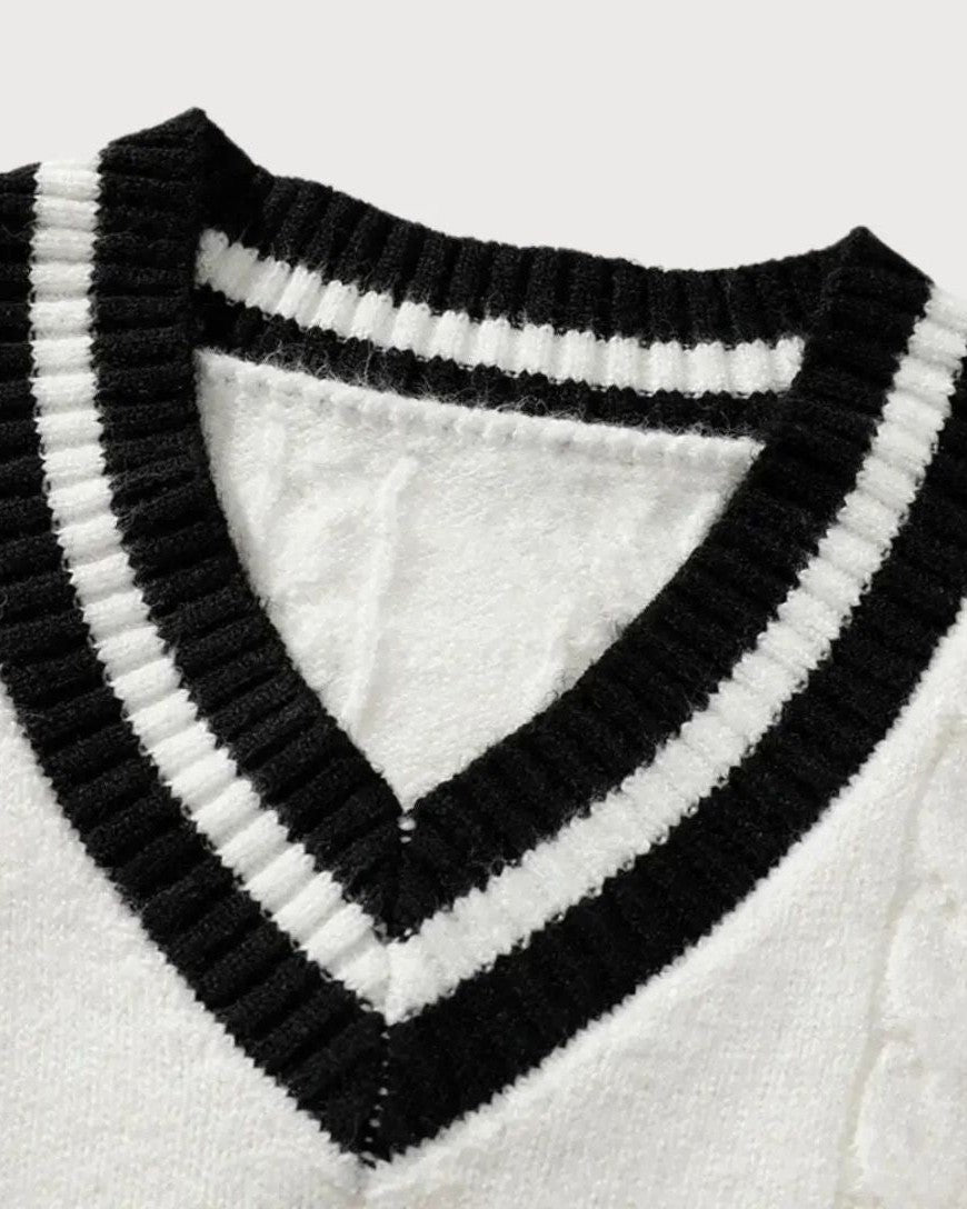 Poul™ | V-pääntie neule