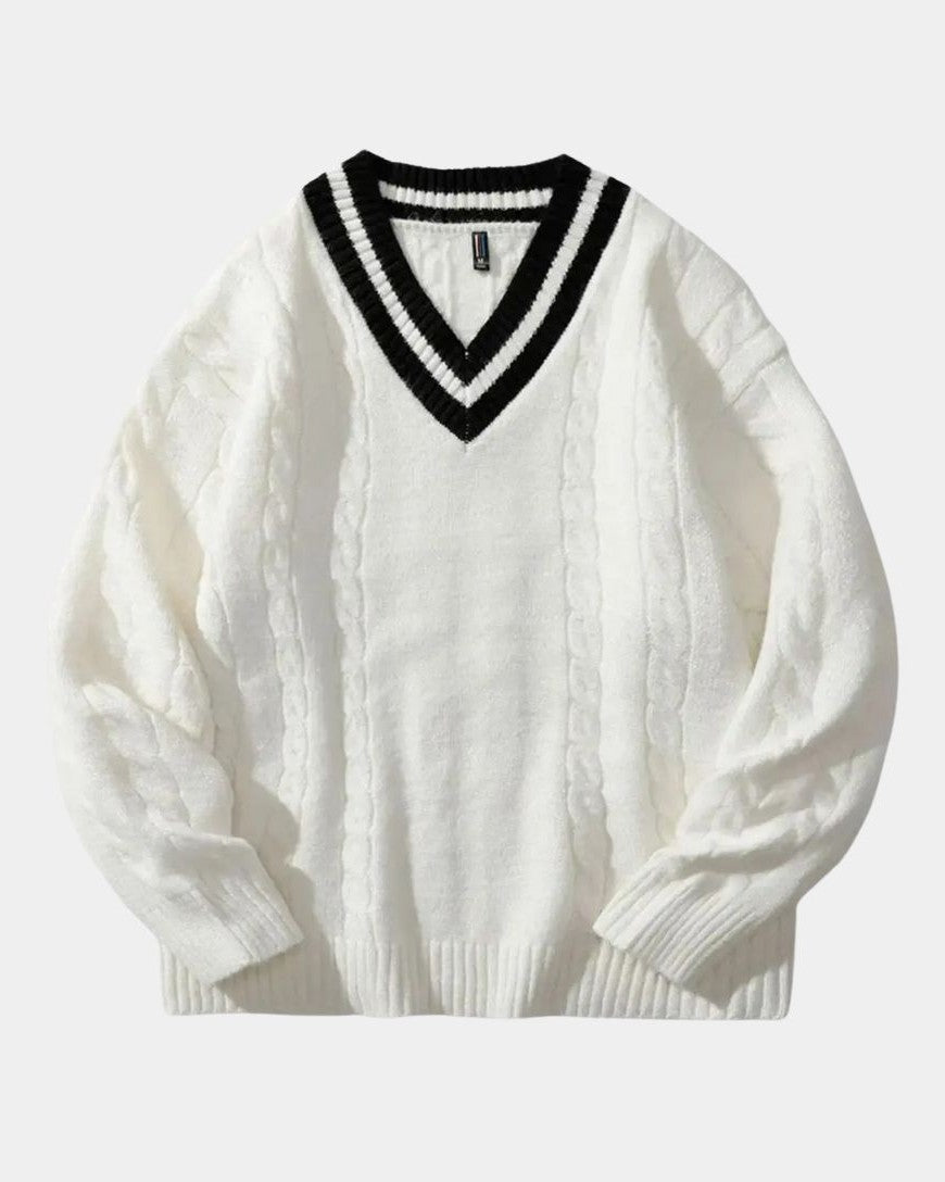 Poul™ | V-pääntie neule