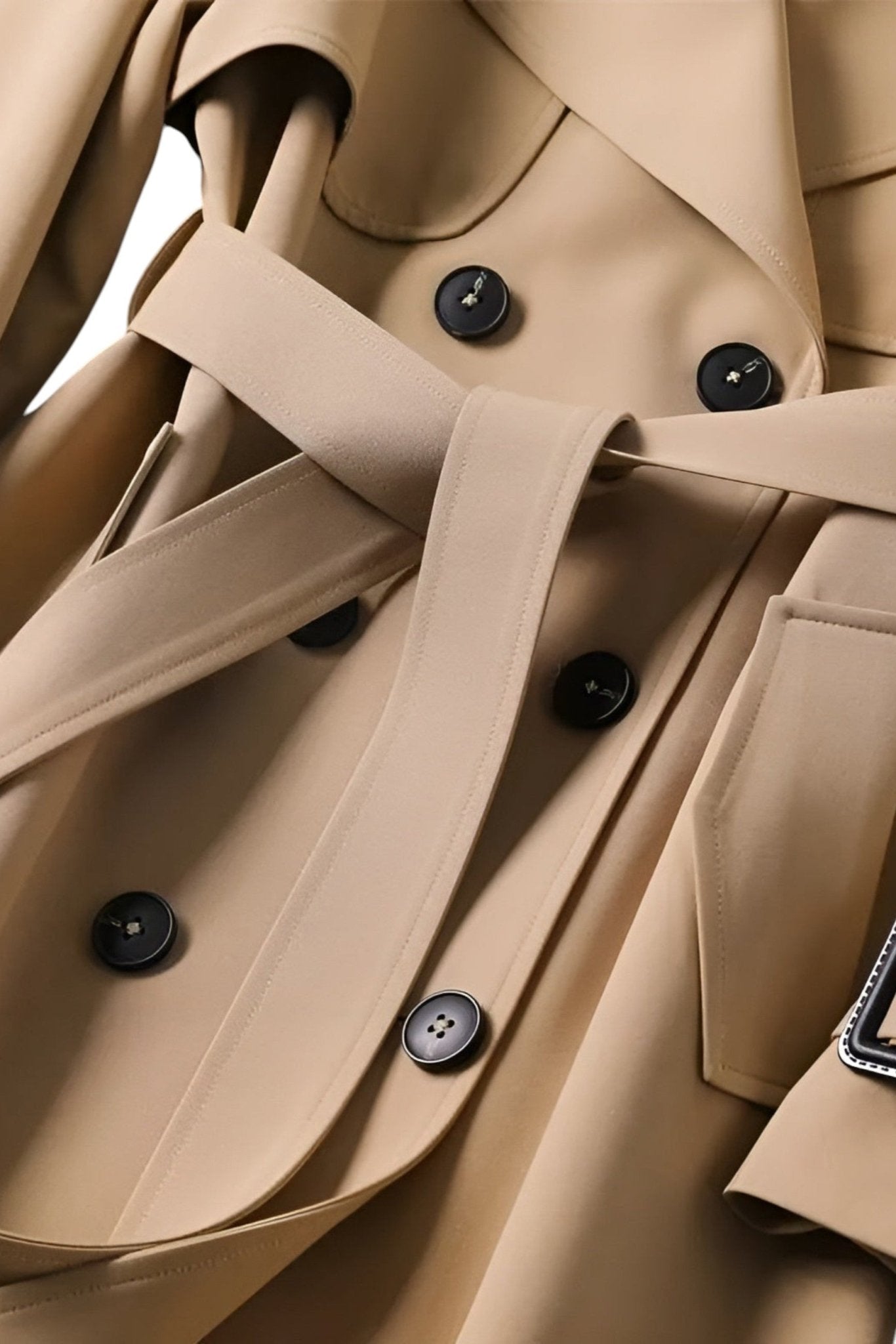 Saara™ | Tyylikäs takki vyöllä