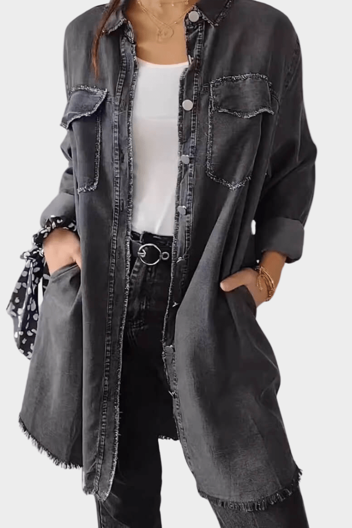 Sidsel | Denim-paitamekko