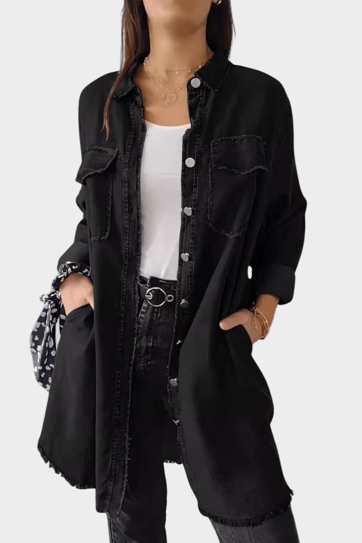 Sidsel | Denim-paitamekko