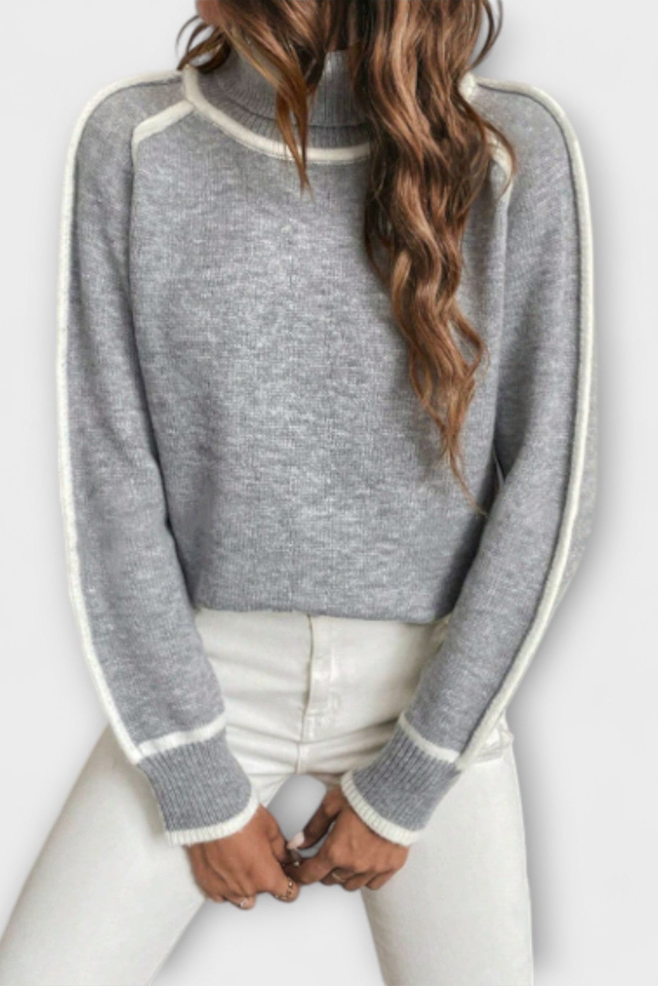 Sofia | Korkeakauluksinen neule